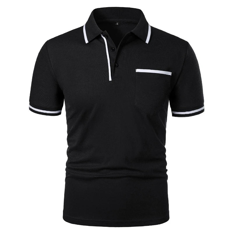 casual short-sleeved polo shirt