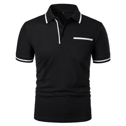 casual short-sleeved polo shirt