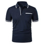 casual short-sleeved polo shirt