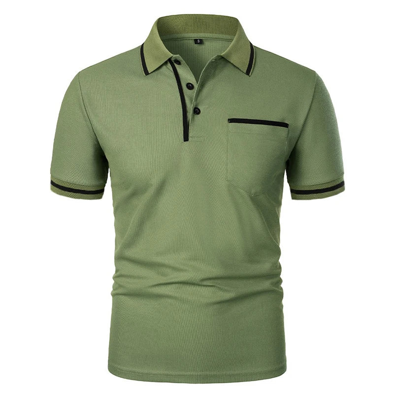 casual short-sleeved polo shirt