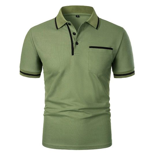 casual short-sleeved polo shirt