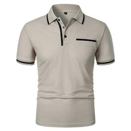 casual short-sleeved polo shirt