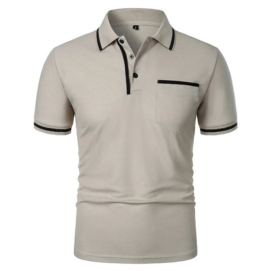 casual short-sleeved polo shirt