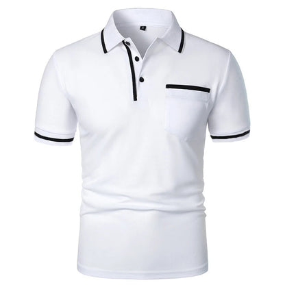 casual short-sleeved polo shirt