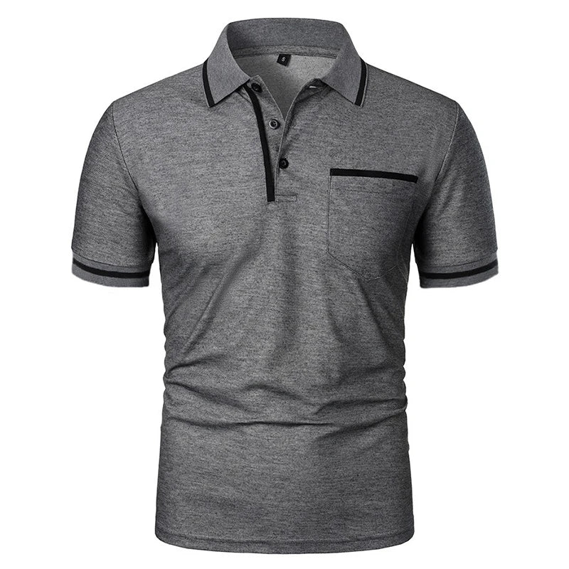 casual short-sleeved polo shirt
