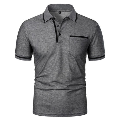 casual short-sleeved polo shirt