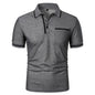 casual short-sleeved polo shirt